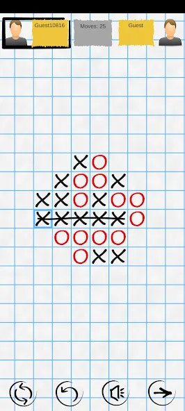 Tic Tac Toe Online: Mega XO  [МОД Unlocked] Screenshot 1