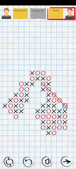 Tic Tac Toe Online: Mega XO  [МОД Unlocked] Screenshot 2