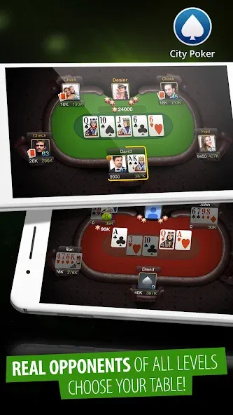 City Poker: Holdem, Omaha (Сити Покер)  [МОД Бесконечные деньги] Screenshot 5
