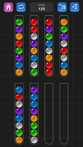 Ball Sort Puzzle - Color Game  [МОД Все открыто] Screenshot 2
