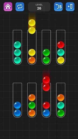 Ball Sort Puzzle - Color Game  [МОД Все открыто] Screenshot 3
