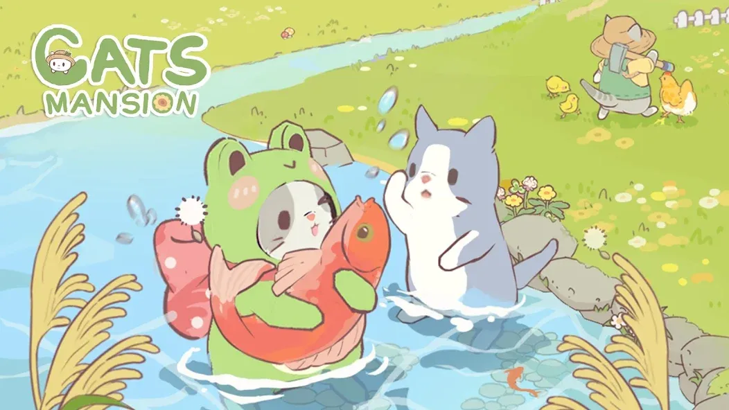 Cats Mansion: Cat Games (Кэтс Мэншн)  [МОД Много денег] Screenshot 1