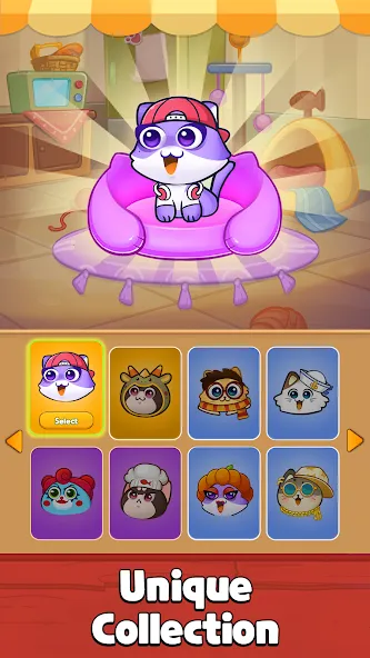 Cat Sort Puzzle: Cute Pet Game  [МОД Unlocked] Screenshot 5