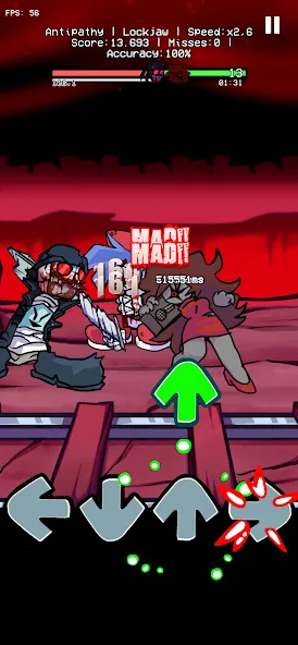 Antipathy Hank Madness Battle (ФНФ Антипатия Хенк 1 Мод)  [МОД Много монет] Screenshot 2