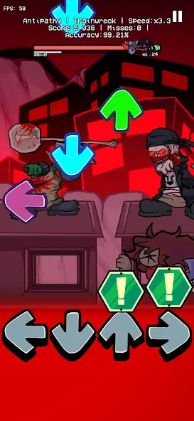 Antipathy Hank Madness Battle (ФНФ Антипатия Хенк 1 Мод)  [МОД Много монет] Screenshot 3