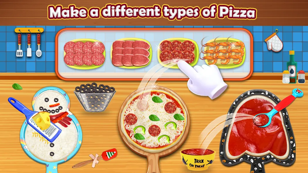 Pizza Maker - Cooking Games  [МОД Menu] Screenshot 1