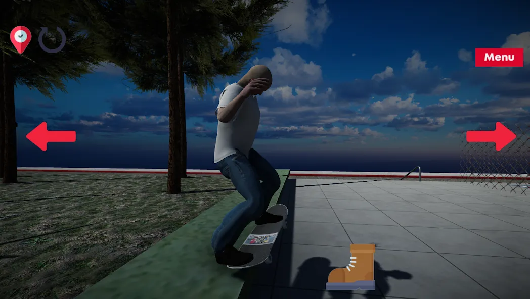 Skate Mobile (кейт Мобайл)  [МОД Бесконечные монеты] Screenshot 4
