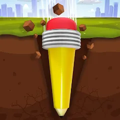 Скачать взломанную Pen Dig (Пен Диг)  [МОД Все открыто] - полная версия apk на Андроид