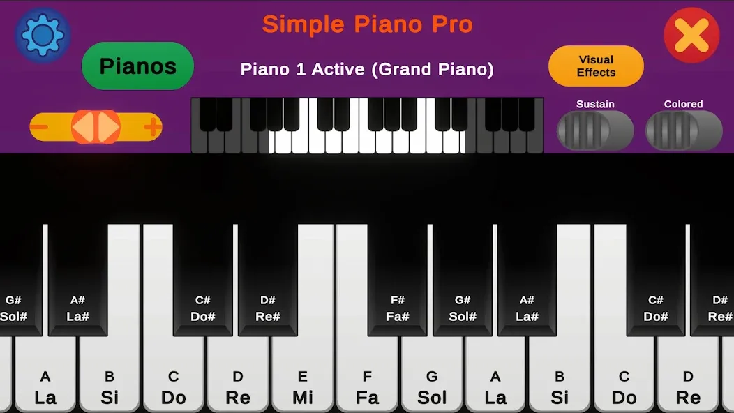 Simple Piano Pro (Симпл Пиано Про)  [МОД Menu] Screenshot 1