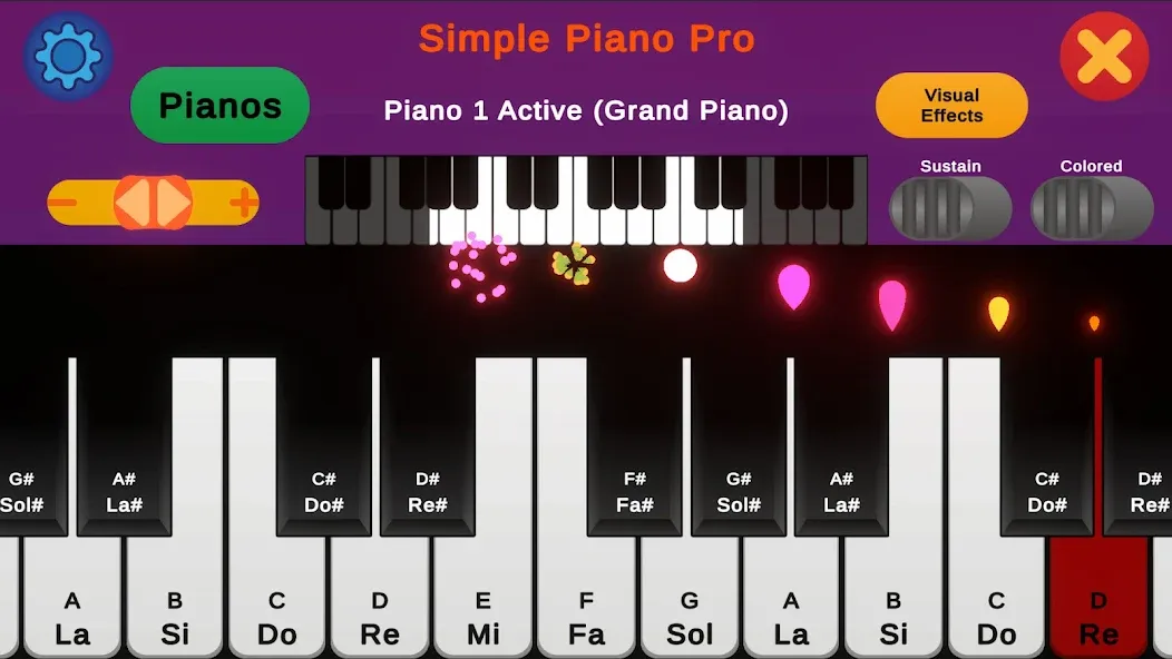 Simple Piano Pro (Симпл Пиано Про)  [МОД Menu] Screenshot 2
