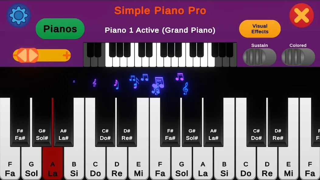 Simple Piano Pro (Симпл Пиано Про)  [МОД Menu] Screenshot 3