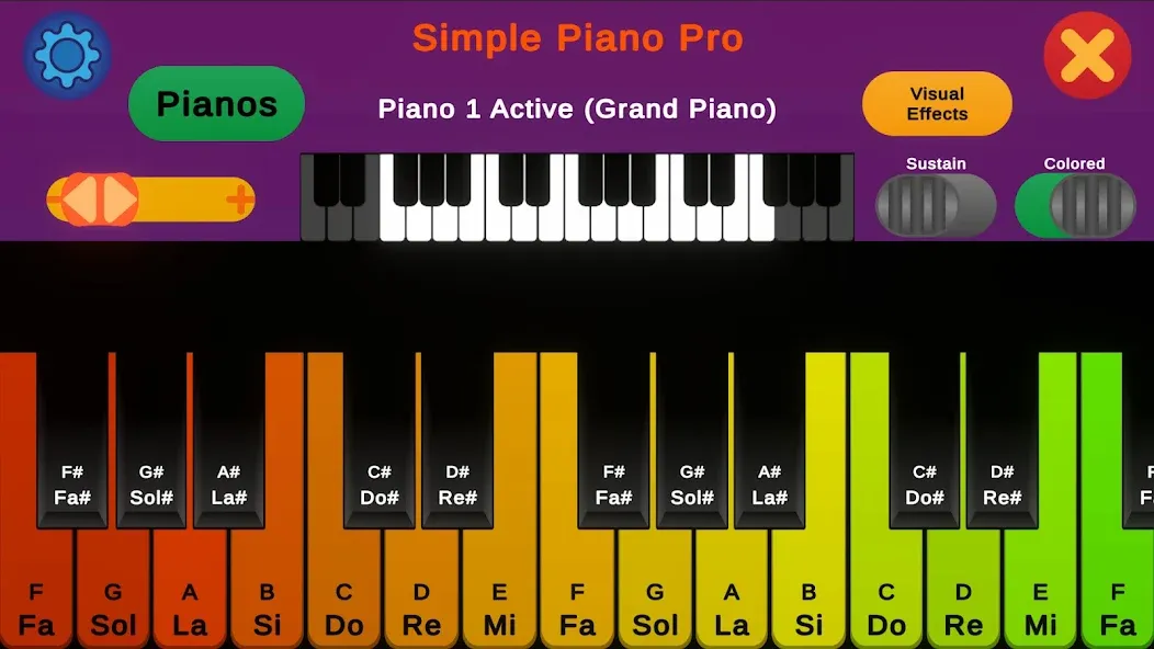 Simple Piano Pro (Симпл Пиано Про)  [МОД Menu] Screenshot 4