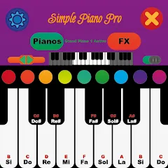 Взлом Simple Piano Pro (Симпл Пиано Про)  [МОД Menu] - полная версия apk на Андроид