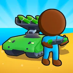 Скачать взломанную Artillery Defense (Артиллерийская оборона)  [МОД Все открыто] - последняя версия apk на Андроид