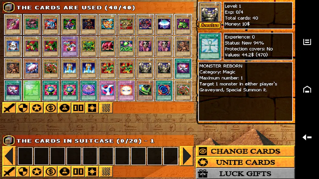 Magic Card - Yugi memories (Маджик Кард)  [МОД Menu] Screenshot 2