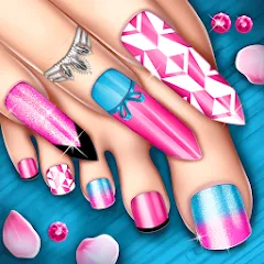 Взломанная Nail Art Fashion Salon Game  [МОД Много денег] - последняя версия apk на Андроид