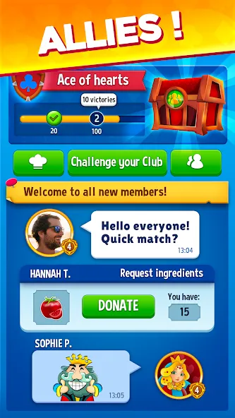 Belote & Coinche: le Défi  [МОД Меню] Screenshot 5