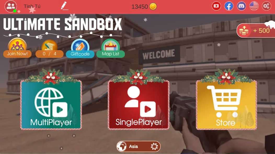 Ultimate Sandbox: Mod Online (Ультимейт Сэндбокс)  [МОД Все открыто] Screenshot 1
