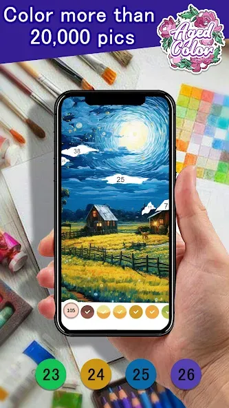 Aged Color (Эйджед Колор)  [МОД Unlimited Money] Screenshot 1