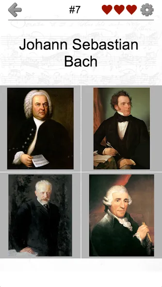 Famous Composers Portrait Quiz  [МОД Много монет] Screenshot 2