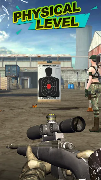 Gun Shooting Range  [МОД Бесконечные деньги] Screenshot 2