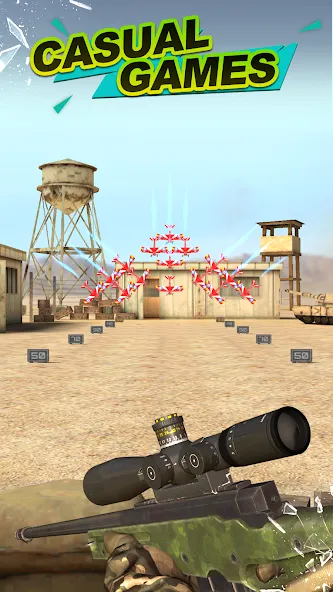Gun Shooting Range  [МОД Бесконечные деньги] Screenshot 3