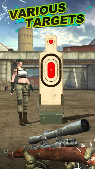 Gun Shooting Range  [МОД Бесконечные деньги] Screenshot 4