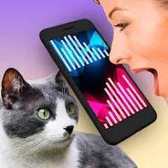 Скачать взломанную Cat Translator Pet Talk Meow  [МОД Menu] - полная версия apk на Андроид