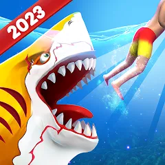 Скачать взломанную Double Head Shark Attack PVP  [МОД Бесконечные монеты] - стабильная версия apk на Андроид