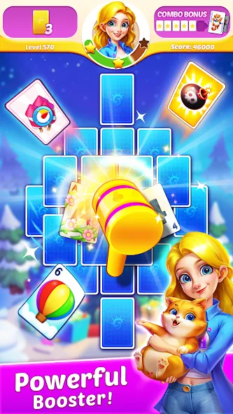 Solitaire Tripeaks Diary  [МОД Бесконечные деньги] Screenshot 5