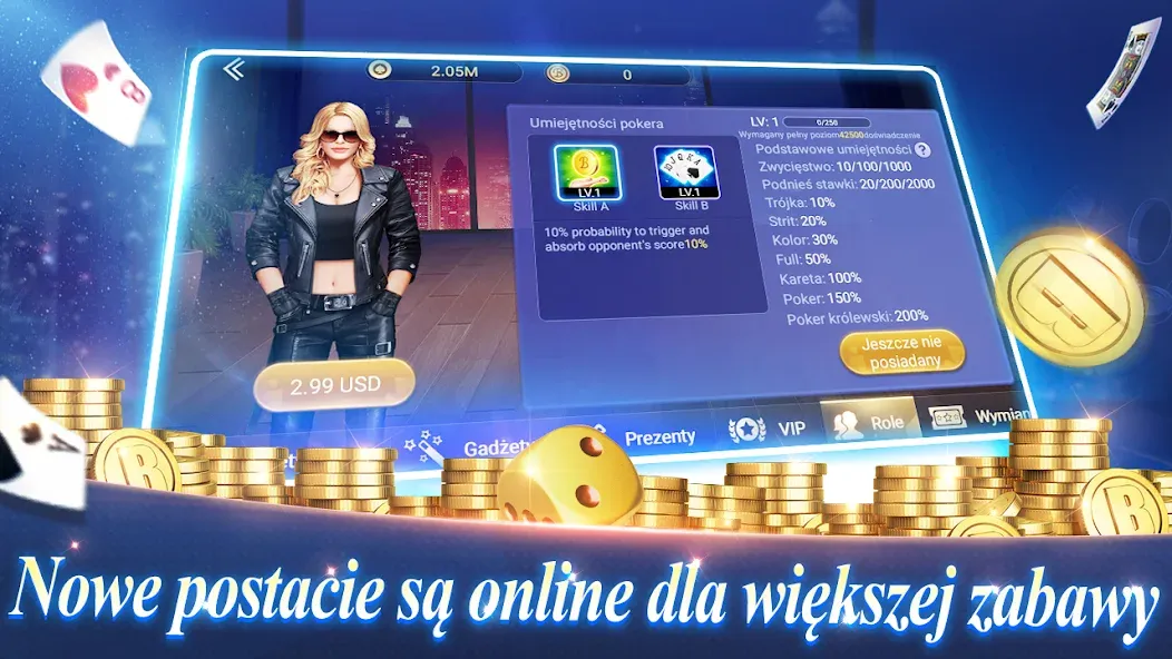 Texas Poker Polski  (Boyaa) (Техасский Покер Польский)  [МОД Unlocked] Screenshot 1