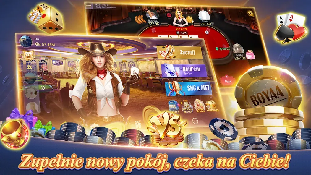 Texas Poker Polski  (Boyaa) (Техасский Покер Польский)  [МОД Unlocked] Screenshot 3