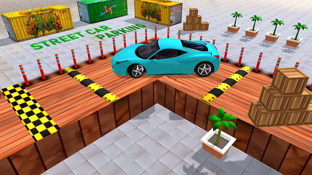 Street Car Parking: Car Games  [МОД Бесконечные монеты] Screenshot 4