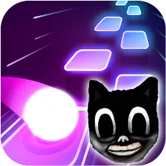 Взлом Cartoon cat - Hop tiles rush (Картун кэт)  [МОД Menu] - стабильная версия apk на Андроид