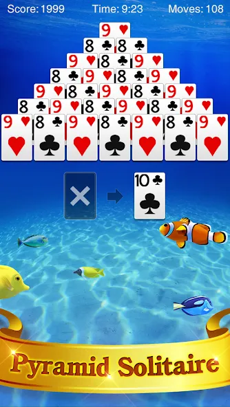 Pyramid Solitaire  [МОД Menu] Screenshot 1