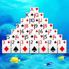Взломанная Pyramid Solitaire  [МОД Menu] - последняя версия apk на Андроид