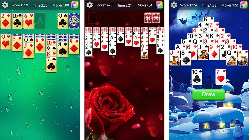 Solitaire Collection Fun (Солитер Коллекция Фан)  [МОД Menu] Screenshot 1