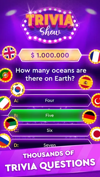 Trivia Show: TV Word Quiz Game  [МОД Бесконечные монеты] Screenshot 1