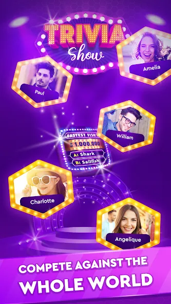 Trivia Show: TV Word Quiz Game  [МОД Бесконечные монеты] Screenshot 2