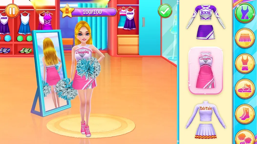 Cheerleader Champion Dance Now  [МОД Бесконечные деньги] Screenshot 1