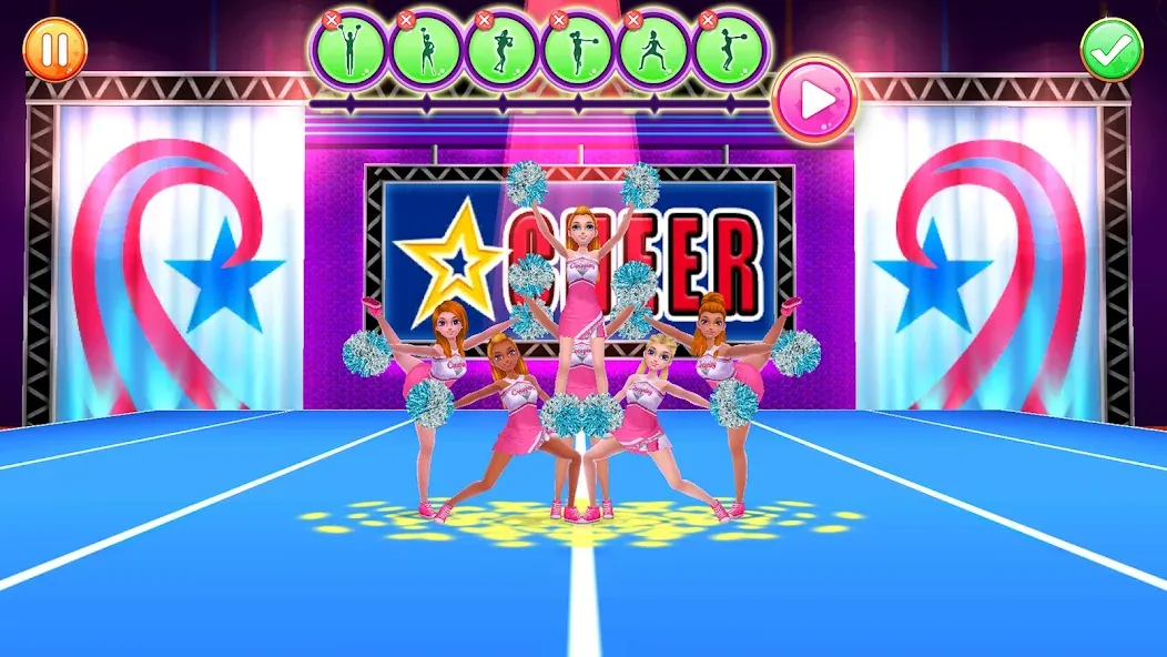 Cheerleader Champion Dance Now  [МОД Бесконечные деньги] Screenshot 2