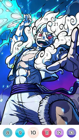 Color Fan - Color By Number (Цветной веер)  [МОД Все открыто] Screenshot 3