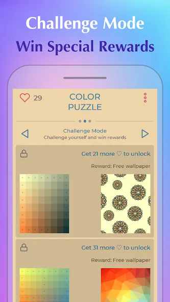 Color Puzzle:Offline Hue Games  [МОД Много монет] Screenshot 5