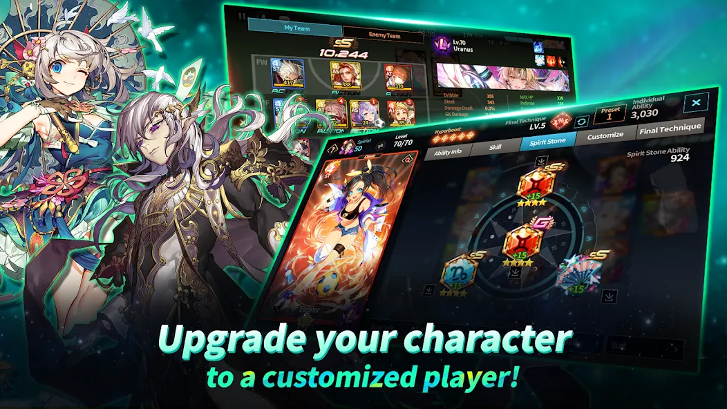 Soccer Spirits (Соккер Спиритс)  [МОД Бесконечные деньги] Screenshot 3