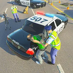 Взлом Police Simulator Job Cop Game  [МОД Menu] - стабильная версия apk на Андроид