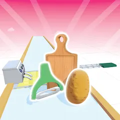 Взлом Potato Rush (Потейто Раш)  [МОД Menu] - последняя версия apk на Андроид