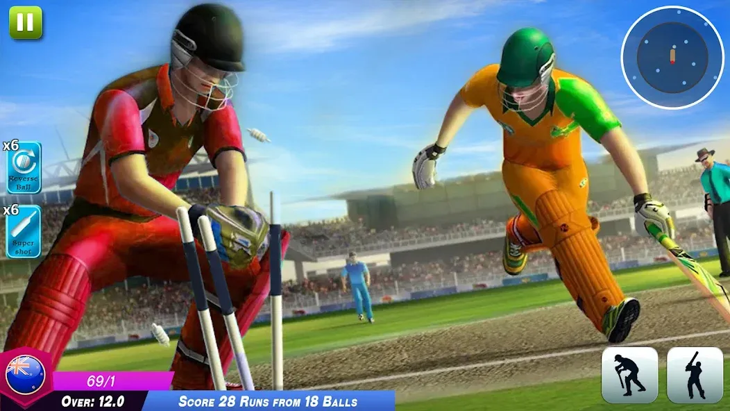 World Cricket Games Offline  [МОД Menu] Screenshot 4