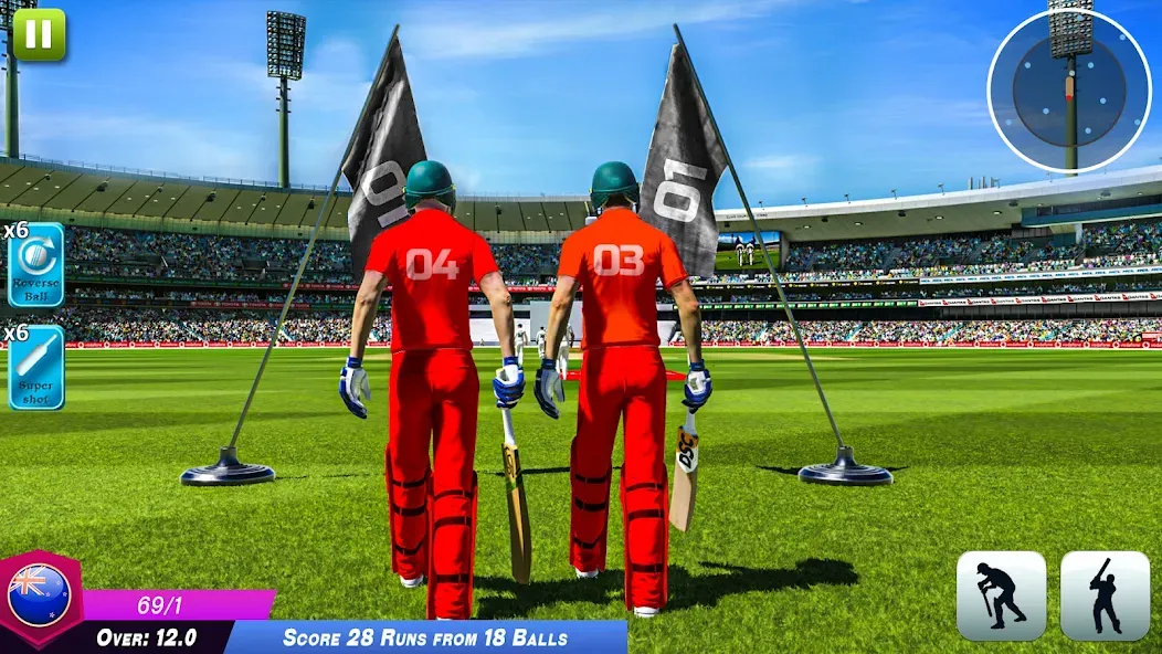 World Cricket Games Offline  [МОД Menu] Screenshot 5