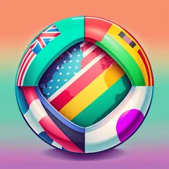 Скачать взломанную Country Flags World Quiz Game  [МОД Много монет] - стабильная версия apk на Андроид