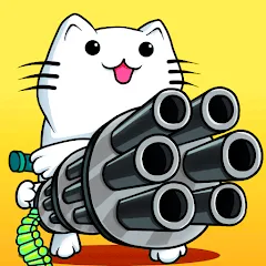 Скачать взломанную Stickman Cat Gun offline games  [МОД Много денег] - последняя версия apk на Андроид